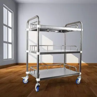 Medical Stainless Steel Trolley