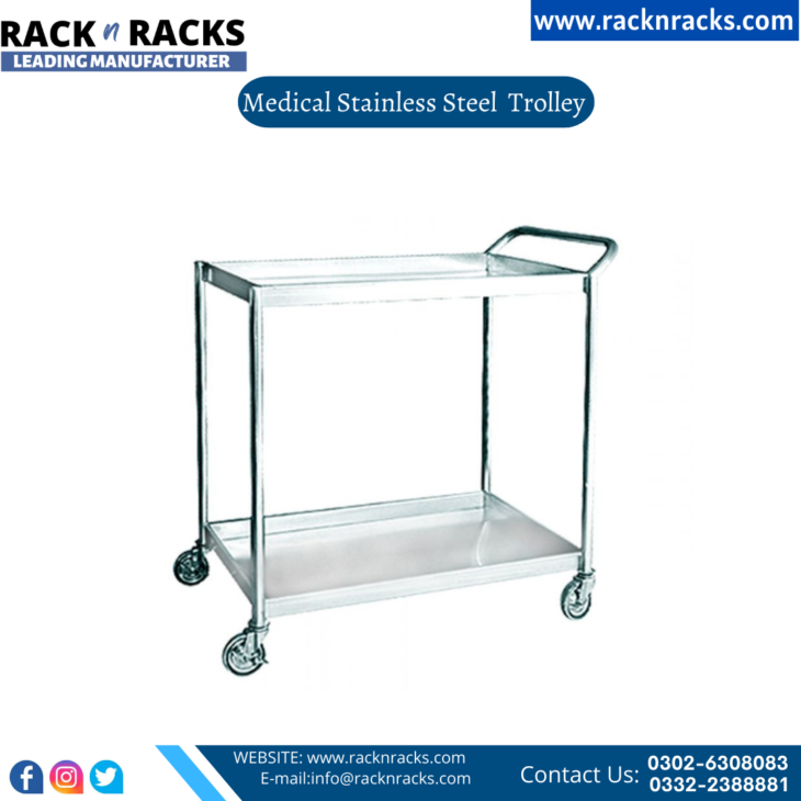 Medical Stainless Steel Trolley