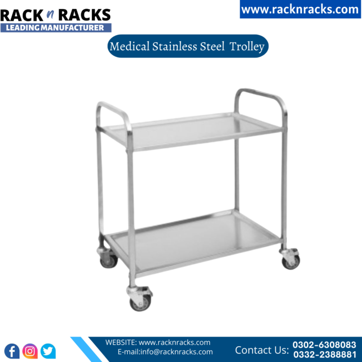 Medical Stainless Steel Trolley