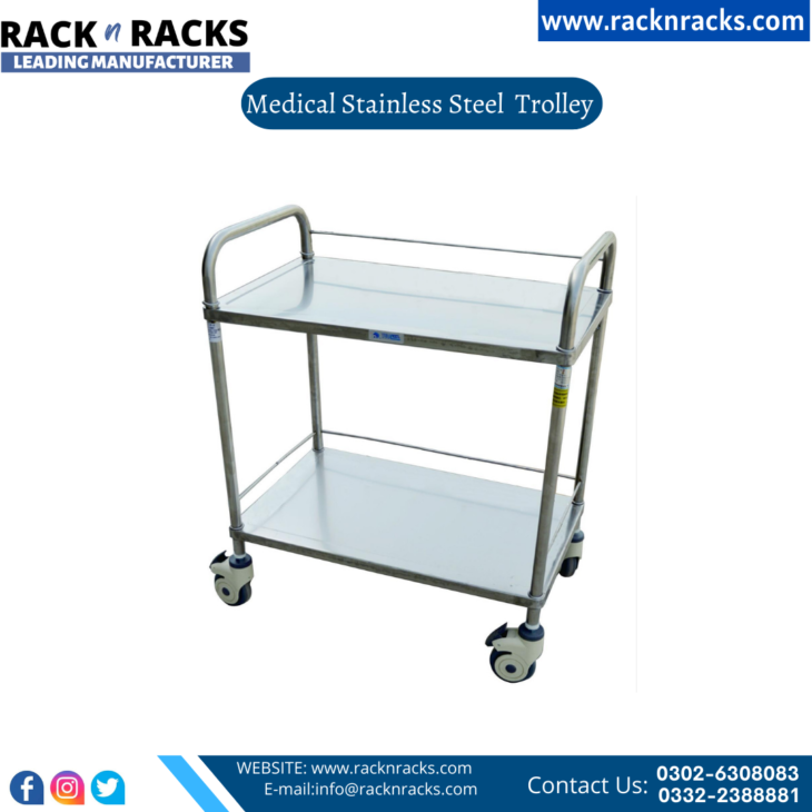 Medical Stainless Steel Trolley