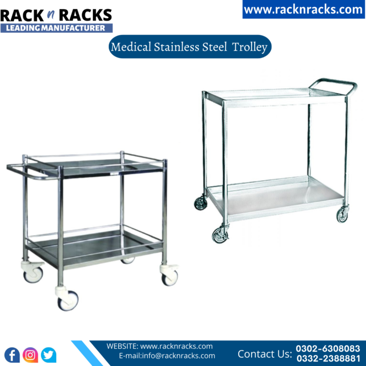 Medical Stainless Steel Trolley