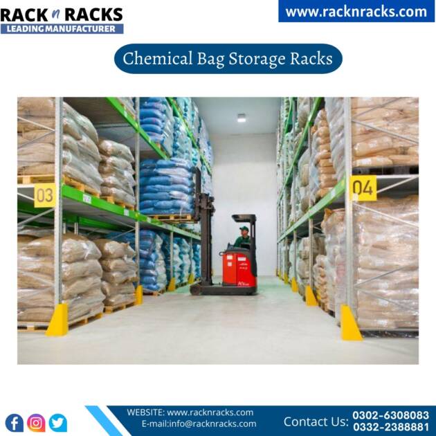 Chemical Bag Storage Racks