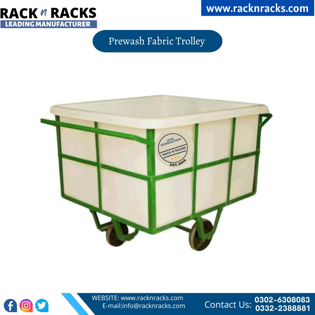Prewash fabric trolley