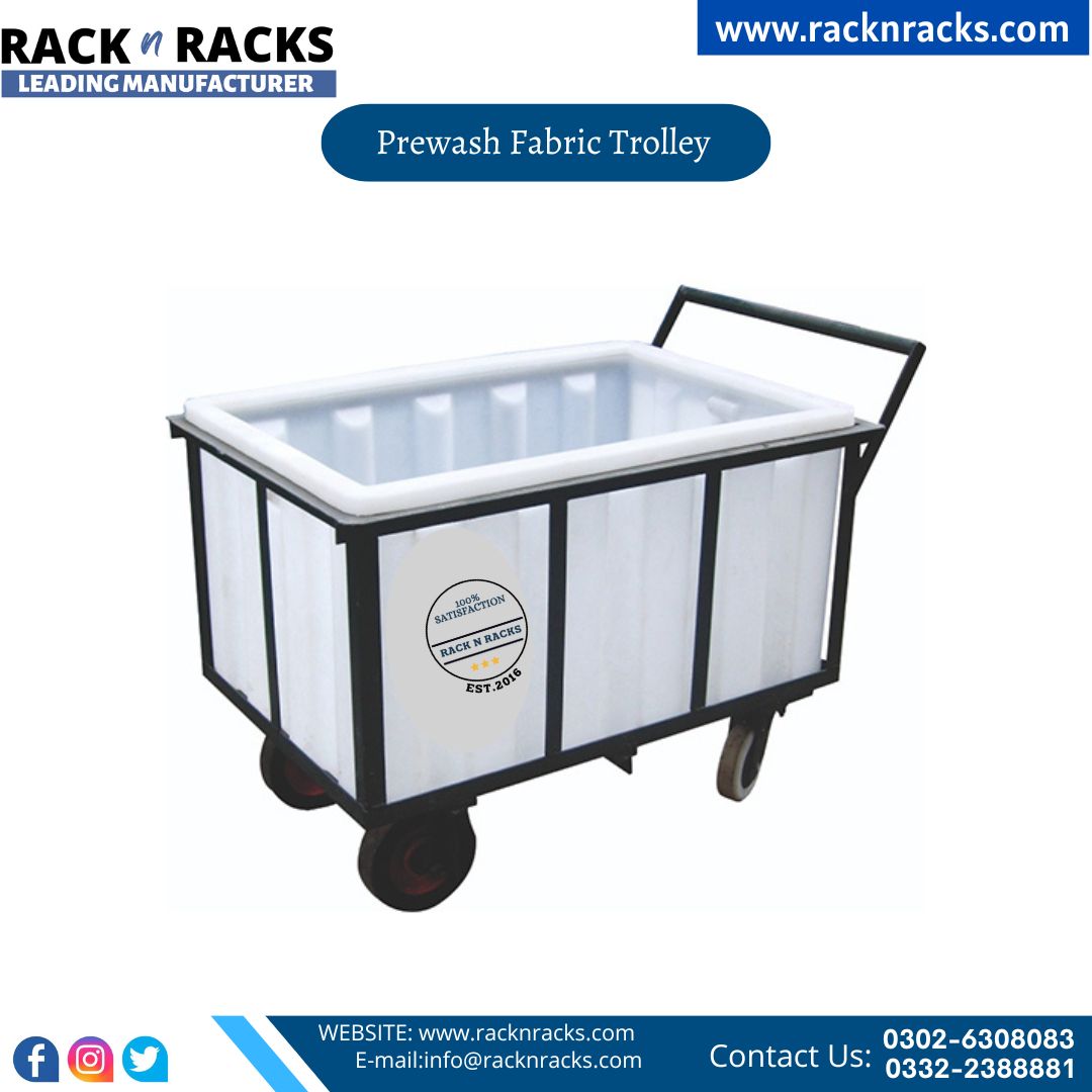 Prewash fabric trolley